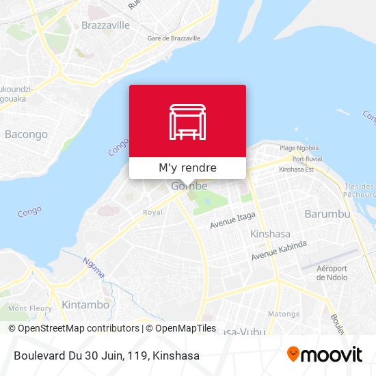 Boulevard Du 30 Juin, 119 plan