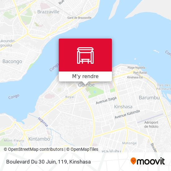 Boulevard Du 30 Juin, 119 plan