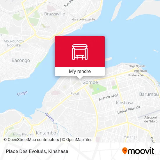 Place Des Évolués plan