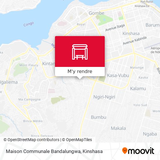 Maison Communale Bandalungwa plan