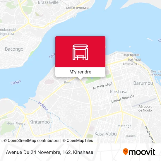 Avenue Du 24 Novembre, 162 plan