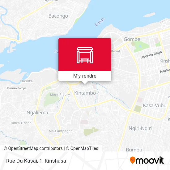 Rue Du Kasai, 1 plan