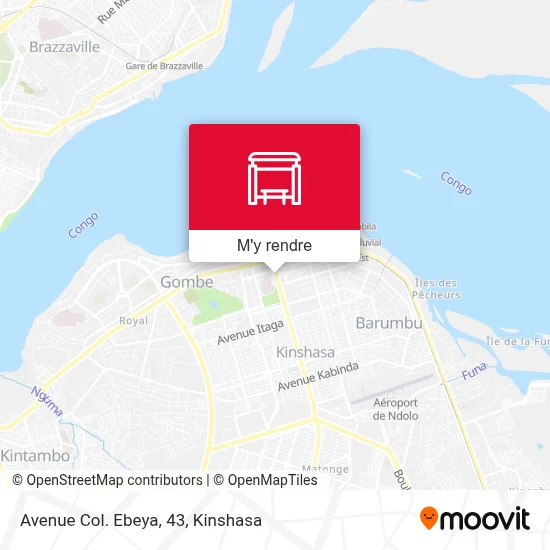 Avenue Col. Ebeya, 43 plan