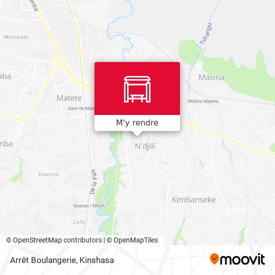 Arrêt Boulangerie plan