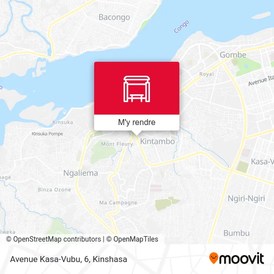 Avenue Kasa-Vubu, 6 plan