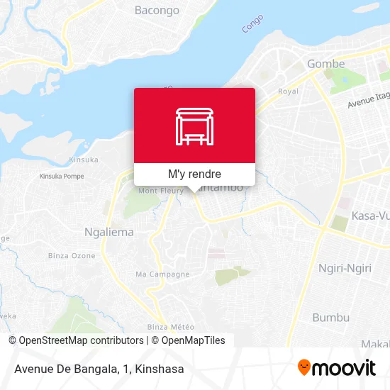 Avenue De Bangala, 1 plan