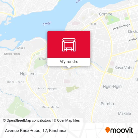 Avenue Kasa-Vubu, 17 plan