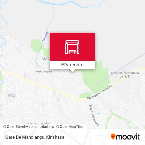 Gare De Mandiangu plan