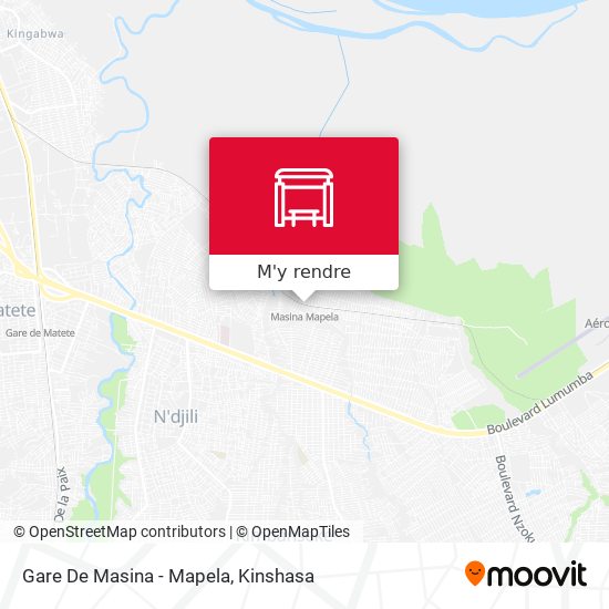 Gare De Masina - Mapela plan
