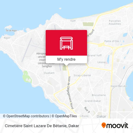 Cimetiére Saint Lazare De Bétanie plan