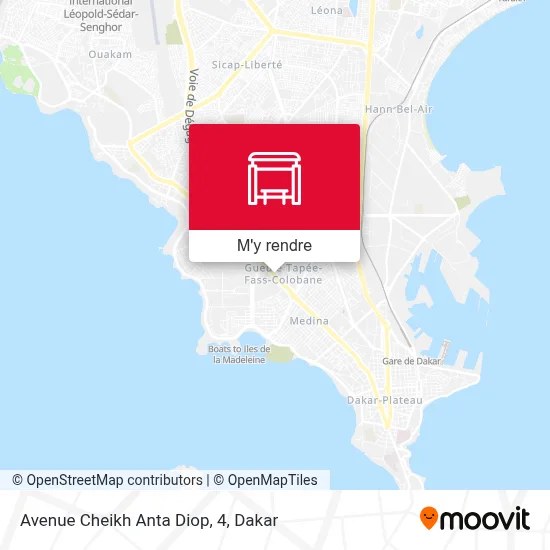 Avenue Cheikh Anta Diop, 4 plan