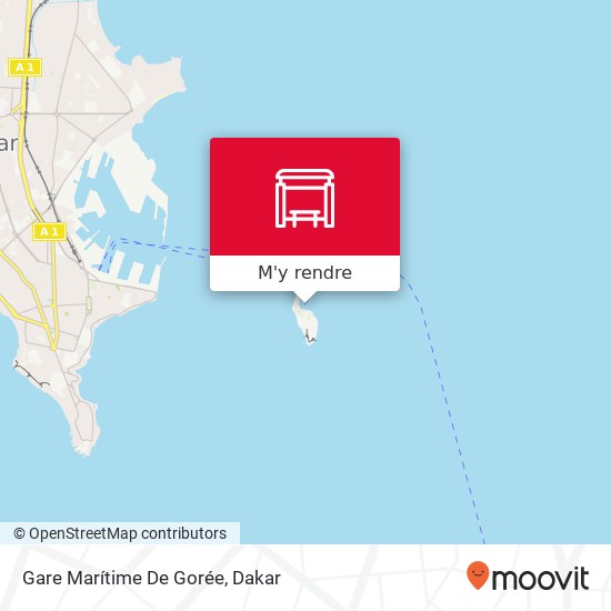 Gare Marítime De Gorée plan