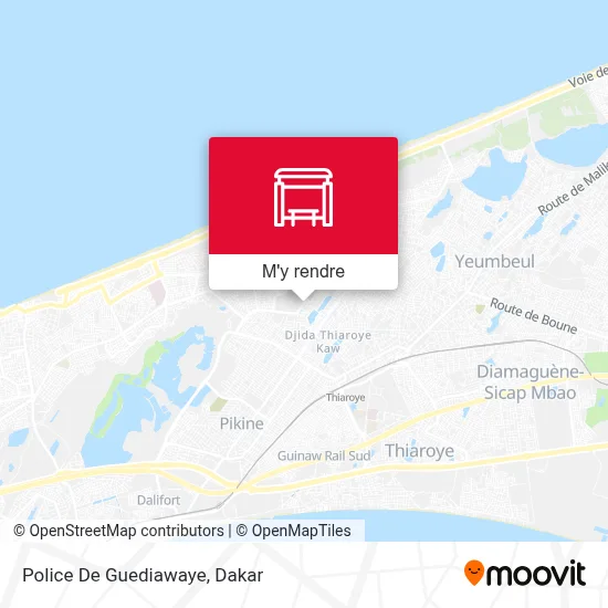 Police De Guediawaye plan