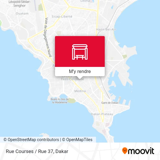 Rue Courses / Rue 37 plan