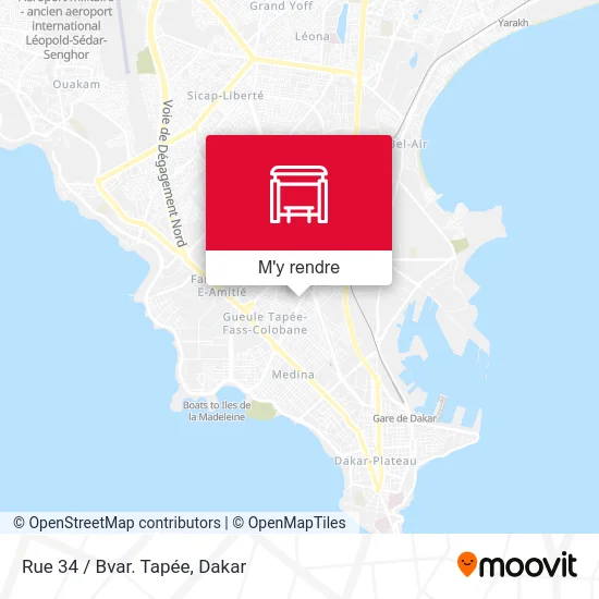 Rue 34 / Bvar. Tapée plan