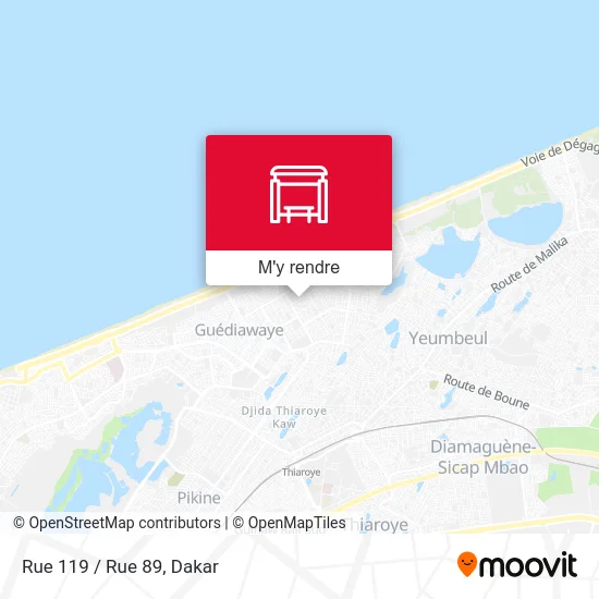 Rue 119 / Rue 89 plan