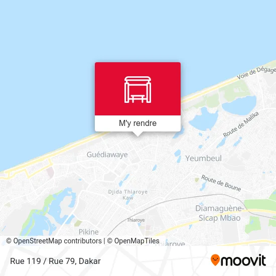 Rue 119 / Rue 79 plan