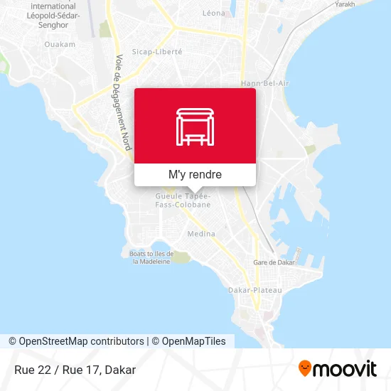 Rue 22 / Rue 17 plan