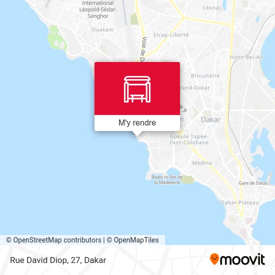 Rue David Diop, 27 plan