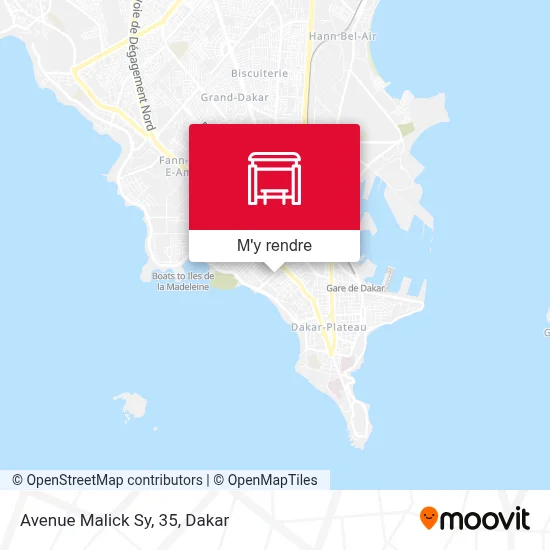 Avenue Malick Sy, 35 plan