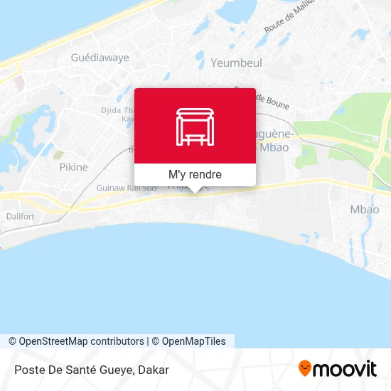 Poste De Santé Gueye plan