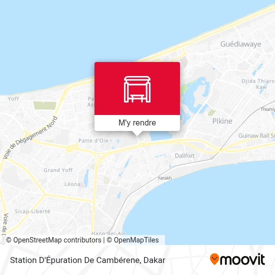 Station D'Épuration De Cambérene plan