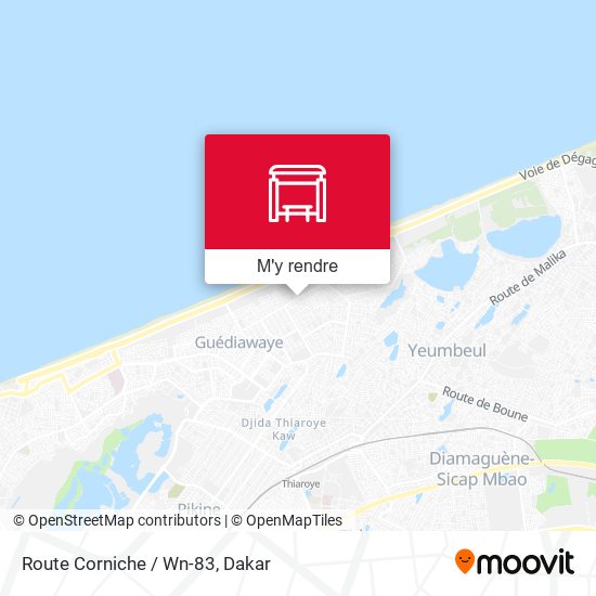 Route Corniche / Wn-83 plan