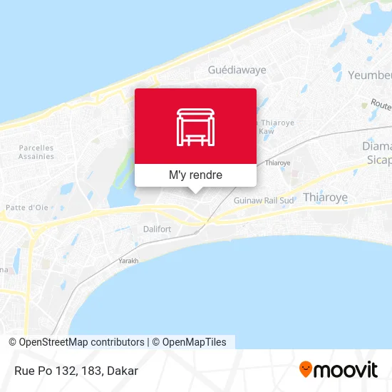 Rue Po 132, 183 plan