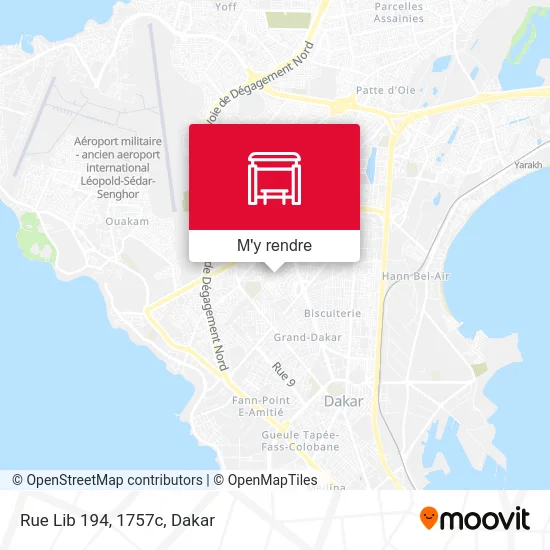Rue Lib 194, 1757c plan