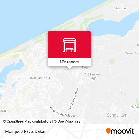Mosquée Faye plan