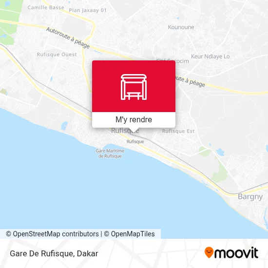 Gare De Rufisque plan