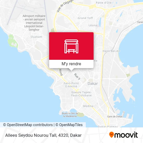 Allees Seydou Nourou Tall, 4320 plan