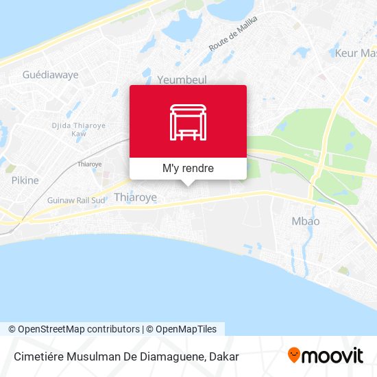 Cimetiére Musulman De Diamaguene plan