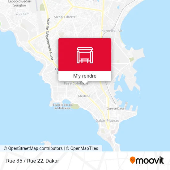 Rue 35 / Rue 22 plan