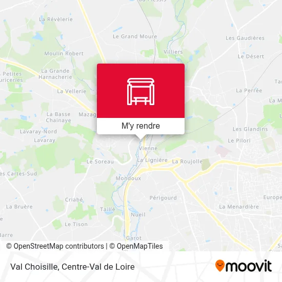 Val Choisille plan