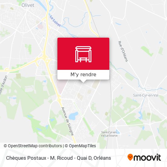 Chèques Postaux - M. Ricoud - Quai D plan