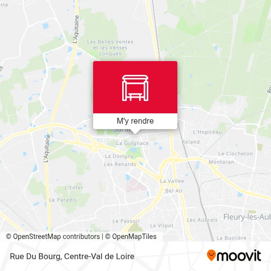 Rue Du Bourg plan