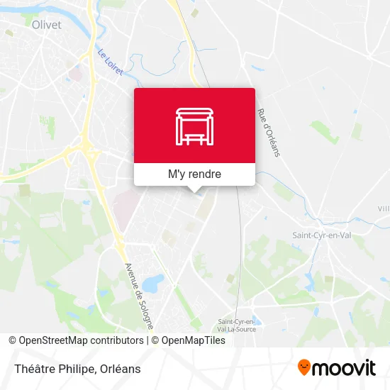 Théâtre Philipe plan