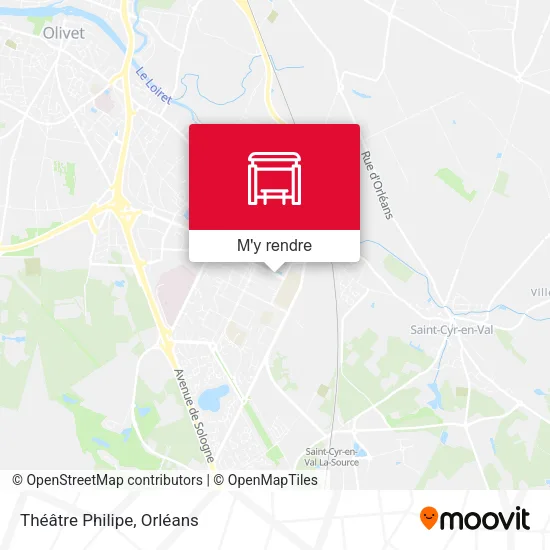 Théâtre Philipe plan