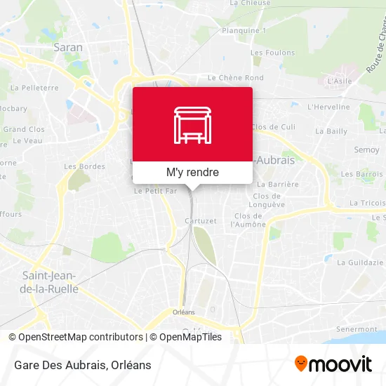 Gare Des Aubrais plan