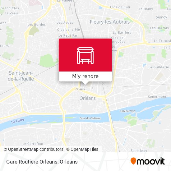 Gare Routière Orléans plan