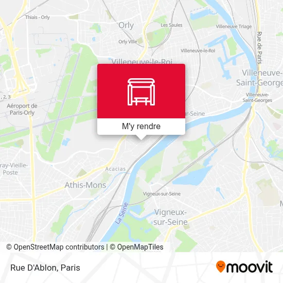 Rue D'Ablon plan