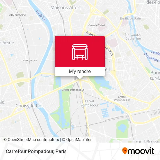 Carrefour Pompadour plan