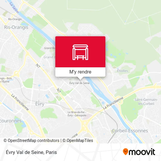 Évry Val de Seine plan