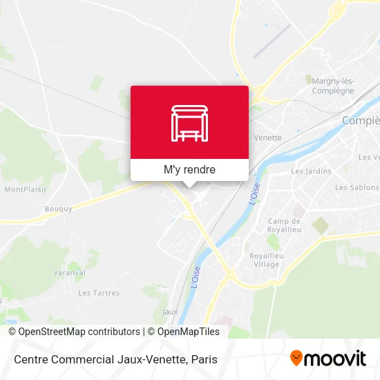 Centre Commercial Jaux-Venette plan