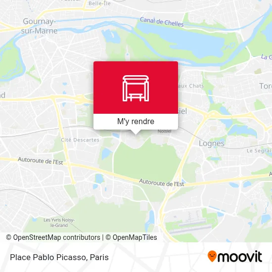 Place Pablo Picasso plan