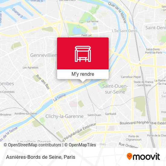 Asnières-Bords de Seine plan