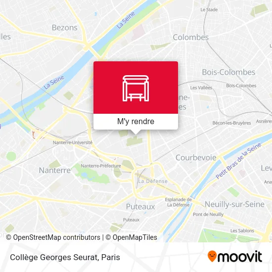 Collège Georges Seurat plan