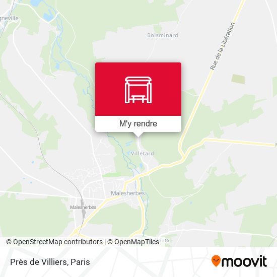 Près de Villiers plan