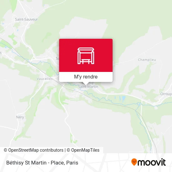 Béthisy St Martin - Place plan